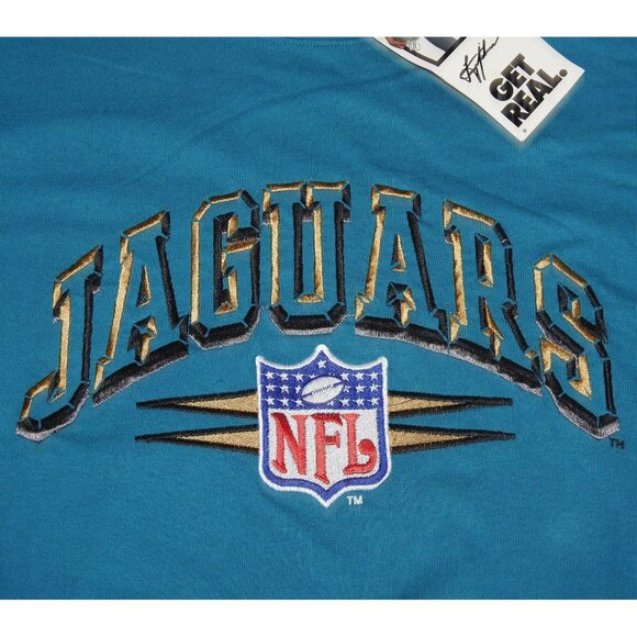 NWT Vintage Jacksonville Jaguars Logo Athletic SPIKE Hat Style T-Shirt Men's XL - Picture 2 of 7